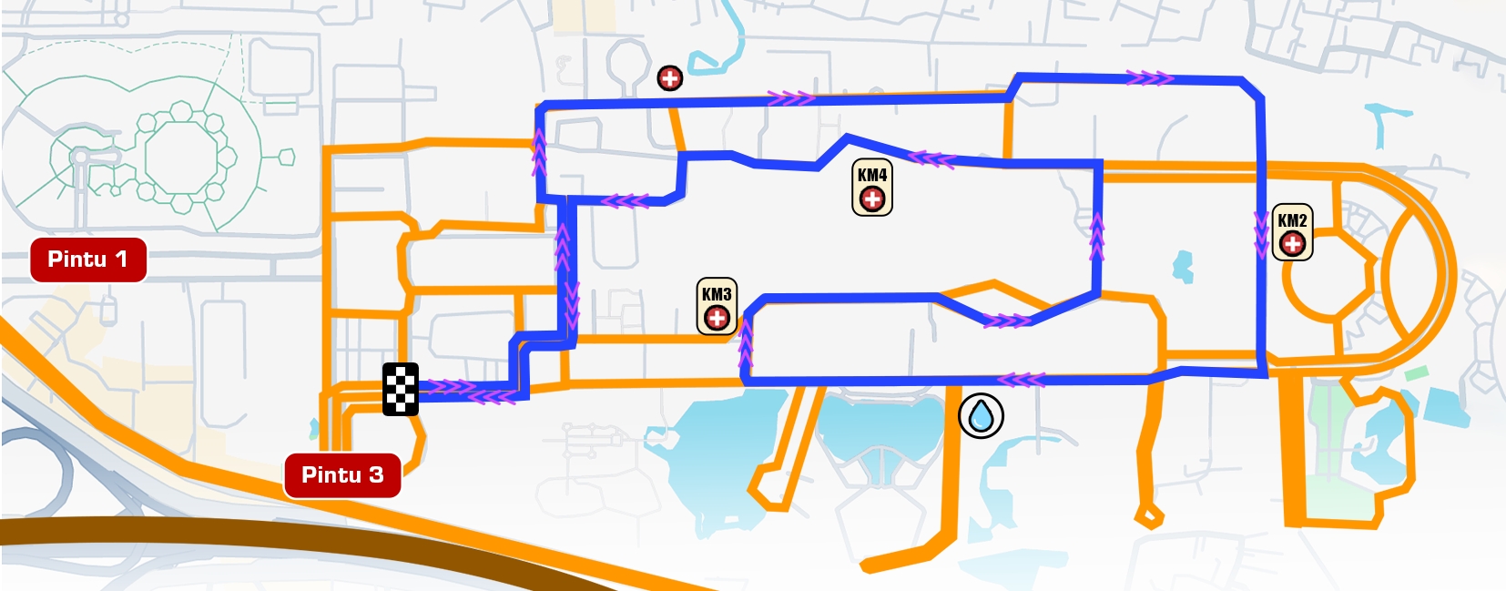 Peta rute 5K