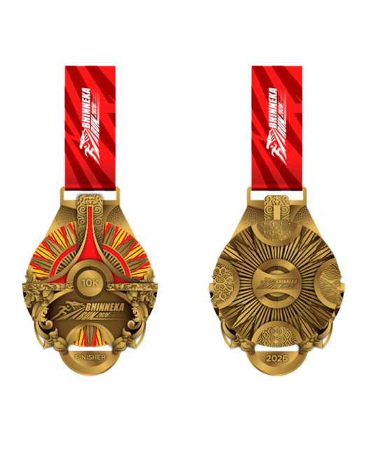 Medali finisher kategori 10K