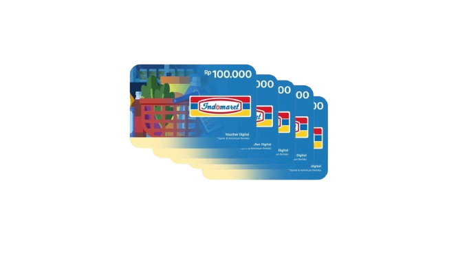 Voucher Indomaret untuk doorprize